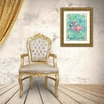 thumbnail image 3 of Mingo, Jessica 25x32 Gold Ornate Wood Framed with Double Matting Museum Art Print Titled - Summer Flamingo, 3 of 4
