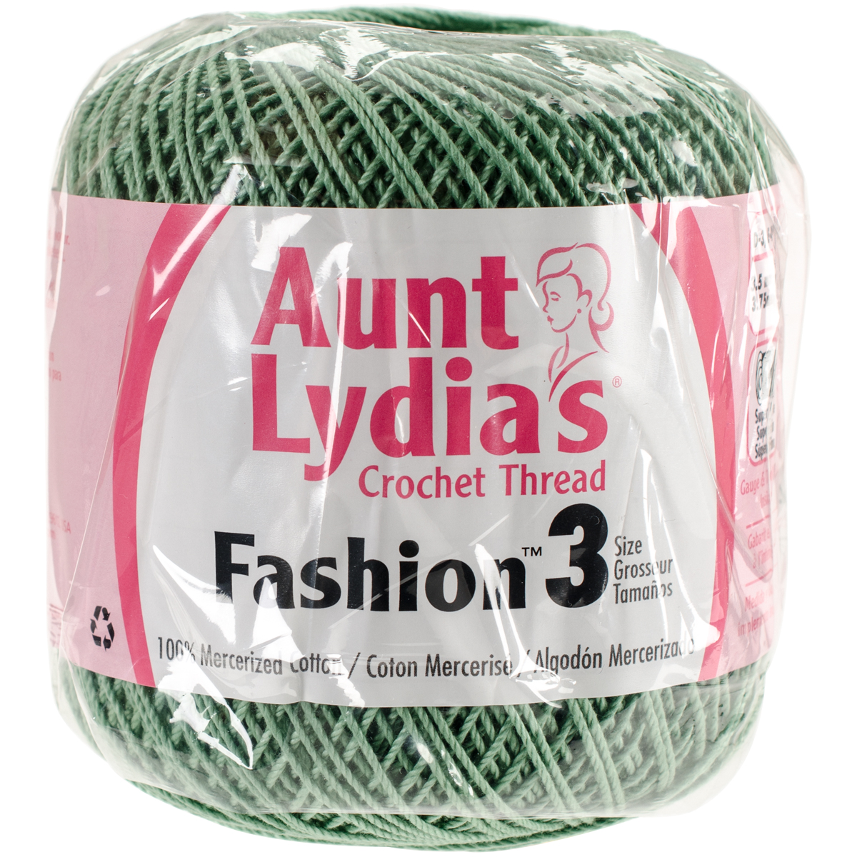 Aunt Lydia's Fashion Crochet Thread Size 3Sage Walmart Canada