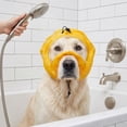 thumbnail image 2 of Transparent Dog Bath Cap – Waterproof Ear Protector for Swimming & Shower, Adjustable Elastic Fit Keeps Ears Dry, Soft Comfort Head Cover for Small to Large Breeds, 2 of 6