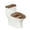 Wood Grain, variant on HELLHERO Easter Bunny Set of 2 Soft Bathroom Seat Covers with Elastic Edge for Stretch