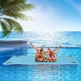 thumbnail image 5 of GVN Floating Water Pad Mat, 10' x 5' Floating Water Mat, 3-Layer Swimming Pool Float, Pink, 5 of 13