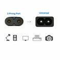 thumbnail image 4 of AC Power Cord Cable for P-laystation X-b-o-x One S/X, X-b-o-x Series X Sony PS4 / PS4 Slim/PS3 Black, 4 of 5