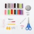 thumbnail image 3 of 46Pcs/Pack Home Sewing Kit, Portable Hand Stitch Needle Thread Threader Needle Tape Measure Scissor Sewing Kit Emergency Set, Plastic Tube Core, 3 of 5