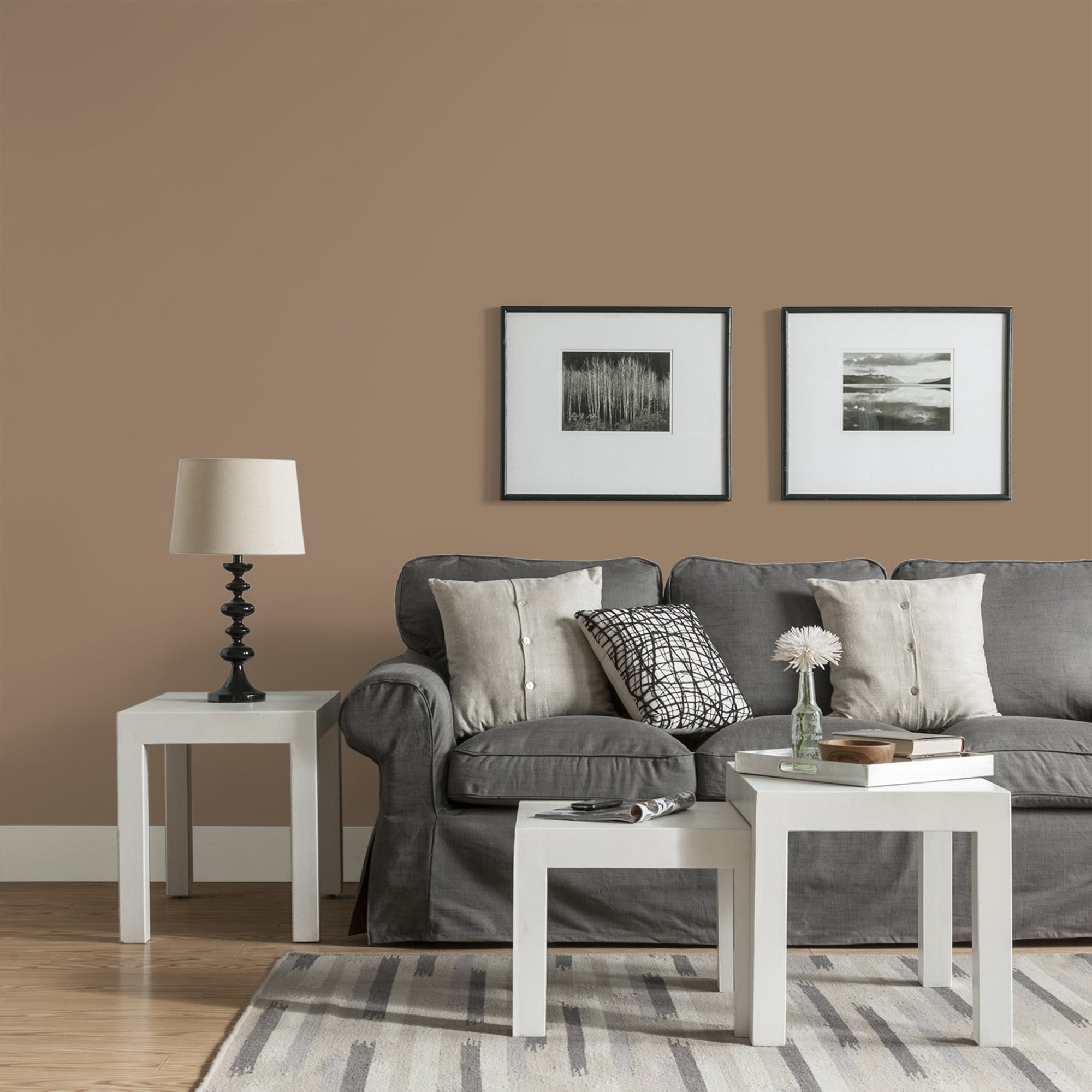 Glidden High Endurance Plus Chocolate Moment Eggshell Interior Paint and Primer, 1 Quart
