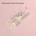 thumbnail image 2 of PUNTURA PLÁSTICA PINTURA Pinzas Pinzas Portátiles Profesional Piercing Piercing Tool Accesorios de perforación Tongue Cejas TRIANGULAR PLIR Scienceny CE001254-02, 2 of 7
