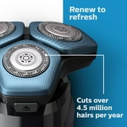 Philips Norelco Shaving Heads for Shaver Series 7000 and Angular-Shaped Series 5000, 1 Pack, 3 Pieces SH71/52