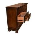 thumbnail image 2 of Baltimore Seven Drawers Dresser Made with Wood in Dark Walnut, 2 of 8