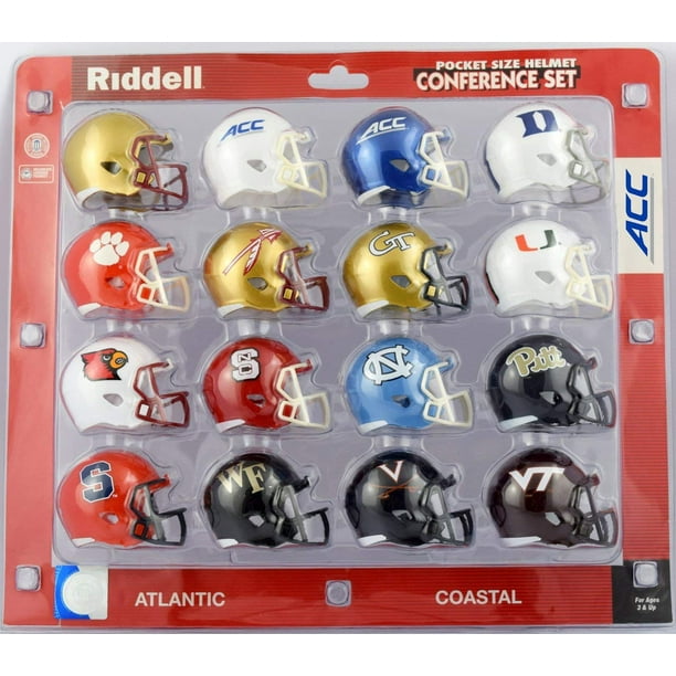 Riddell ACC Pocket Size Helmet Conference Set 2017, REPLICA these