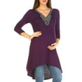 thumbnail image 2 of Women's Maternity Beaded Tunic Top - Extended Sizes Available, 2 of 3