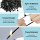 thumbnail image 3 of Bridas de plástico para cables, 1000 piezas, 200 mm x 3,5 mm, bridas flexibles de nailon Rislant, bridas de plástico para cables Riselant para gestión de cables en el hogar, color negro, 3 of 5