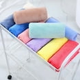 thumbnail image 6 of Velvet Towel Plain Face Towel, Soft Absorbent Face Wash Cloth, Coral Fleece Bath Towel Perfect for Daily Use, Gentle Cleansing Facial Towel, Quick Drying and Skin Friendly Towel Set, 6 of 6