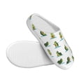 thumbnail image 3 of Kdxio Cute Avocado Yoga Women's Men's Slippers Plush Slip-On House Slipper for Winter Indoor Soft Cushion Non-slip Fluffy Slides Slippers-37/38, 3 of 7