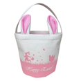 thumbnail image 1 of Almacenamiento de cestas de Pascua, cesta de lona vacía con asas, bolsas de cubo plegables para niños y niñas, Clo, 1 of 5
