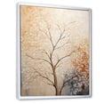 thumbnail image 2 of Designart "Beige Oak Tree Solitude II" Tree Oak Floater Framed Wall Art Prints, 2 of 5