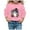 Pink, variant on TIWEKE Girls Hoodies Kids Fashionable Sweatshirts Crew Neck Cute Printed Long Sleeve Comfortable Outfit for Active Play,Size 10-11 Years
