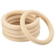 thumbnail image 1 of Paquete de 5 Anillos de Madera Natural de 90mm (3.5"), Círculos de Madera sin Terminar de 10mm, 1 of 7