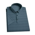 thumbnail image 2 of Men's Ice Silk Texture Elastic Short Sleeve T-shirt, 2 of 3