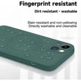 thumbnail image 5 of Magnetic Series Designed for iPhone Case,[Compatible with MagSafe][Military Drop&Camera Lens Protection],Liquid Silicone Soft Microfiber Lining Shockproof Cover (Black,iPhone 12 Pro), 5 of 6