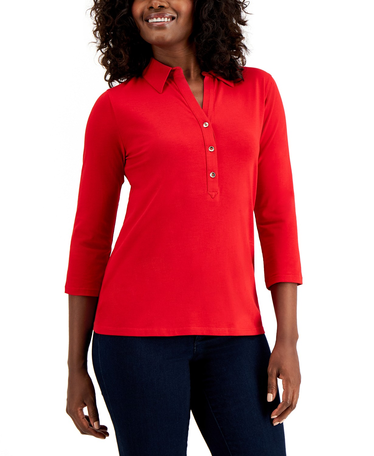 womens red polo shirt walmart Big sale 