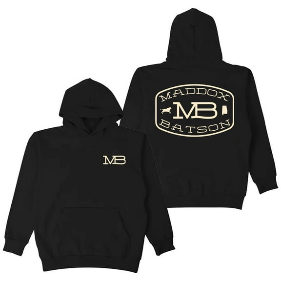 Maddox Batson Hoodie MB Logo Long Sleeve Streetwear Women Men Hooded Sweatshirts