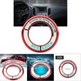 thumbnail image 3 of Aramox Car Luminous Ignition Switch Ring Circle Key Hole Cover Trim For  Cruze, 3 of 8