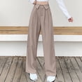 thumbnail image 7 of UAMVSH High Waisted Work Pants for Women Fold over High Waist Pleated Business Dress Pants Plus Size Casual Office Pockets Pants(4X-Large,Khaki), 7 of 7