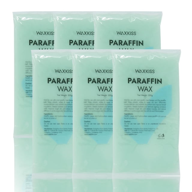 Recambios de cera de parafina para manos y pies, 6 paquetes de bloques de parafina para hidratación profesional de máquina de baño de cera de parafina