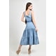 thumbnail image 3 of Vestido denim con cinto Roman Fashion /Juvenil, 41548 (Azul Light) azul CH, 3 of 5