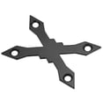 thumbnail image 1 of Unique Bargains Joint de Planche à Roulettes Protecteur de Pont Longboard Anti-Fuite Matériel Noir Forme x, 1 of 5
