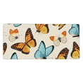 thumbnail image 2 of Disketp Butterflies Gaming Mouse Mat Long Extended Mouse Pad Desk Mat Non-Slip Rubber Mice Pads Stitched Edges(315.5 x 16 x 0.12 Inches), 2 of 8