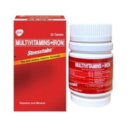 STRESSTABS - Multivitamins + Iron Anti Stress Vitamin Formula 30 Tablets