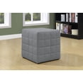 thumbnail image 1 of Monarch Specialties Inc Monarch Specialties Linen-Look Ottoman, 1 of 3
