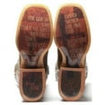 thumbnail image 2 of Men's Tin Haul John 3:16 Boots With Bible Verse Sole Handcrafted Brown, 2 of 6