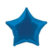 Fun Express Mylar Balloon Royal Blue Star 18"