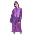 thumbnail image 2 of Unisexe Jetable Épaissir Capuche Voyage Extérieur Long Imperméable Poncho, 2 of 10