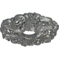 thumbnail image 3 of Ekena Millwork 19 5/8"OD x 4 3/4"ID x 1 3/4"P Orrington Ceiling Medallion (Fits Canopies up to 4 3/4"), Hand-Painted Silver, 3 of 6
