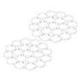 thumbnail image 6 of LOLIPPYY 2Pcs Clear Flower Arrangement Disk Floral Holder for Home Vase with Stable Support, 6 of 8