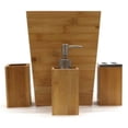 thumbnail image 1 of Redmon 5459 Bamboo Bathroom Accessory Set - 4 Piece, 1 of 4