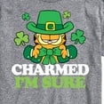 thumbnail image 3 of Garfield - Charmed I'm Sure St. Patrick's Day - Men's Short Sleeve Graphic T-Shirt, 3 of 5
