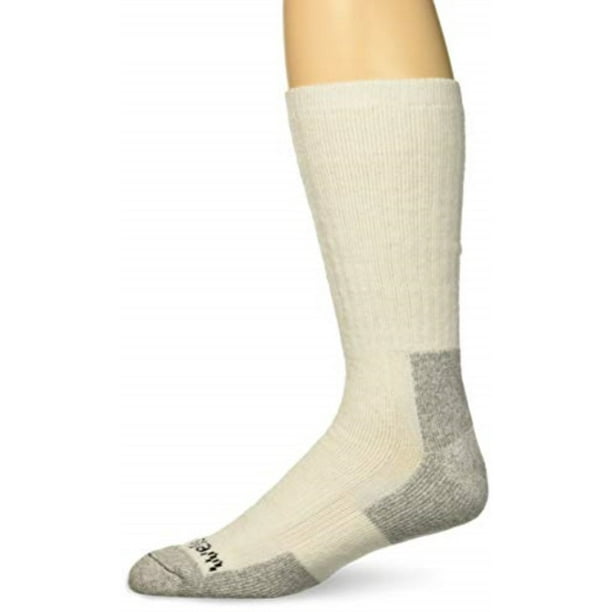 Wells Lamont - mens white crew work socks, sizes 13-15, 2 pairs (wells ...