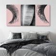 thumbnail image 2 of PixonSign Canvas Print Wall Art Set Hanging Palm & Banana Leaves Floral Plants Photography Realism Tropical Closeup Relax/Calm Multicolor Dark Black and White for Living Room, Bedroom - 16"x24"x3, 2 of 5