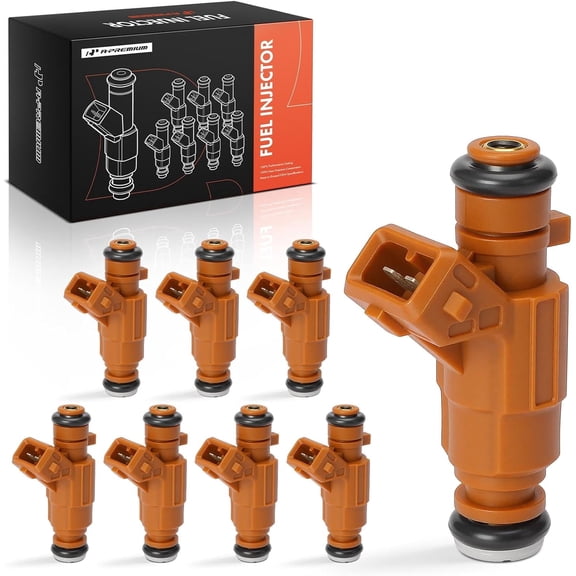 A-Premium Fuel Injectors Compatible with Mercedes-Benz CL500 CLK430 CLK500 CLS500 E430 E500 G500 ML430 ML500 R500 S430 S500 S430 SL500 4.3L 5.0L Replace# 852-12171 0280156016