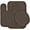 Brown, variant on Gorgeous Home Linen #6 Bathroom Set Solid Color Mint Green Bath Rug, Contour Mat And Toilet Lid Cover Non Slip