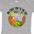 thumbnail image 4 of Inktastic First Trip to the Zoo Boys or Girls Baby Bodysuit, 4 of 5