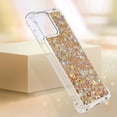 thumbnail image 6 of Case for Motorola Moto G Stylus 5G 2023 Case Glitter Cute Luxury Love Liquid Quicksand Clear Soft TPU Girls Women Stylish Bumper Shockproof Protective Cover for Moto G Stylus 5G 2023 Golden YB, 6 of 14