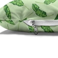 thumbnail image 4 of Jungle Pet Bed, Palm Leaves Oceanic Climate Theme Florets Rainforest Environment Design, Resistant Pad for Dogs and Cats Cushion with Removable Cover, 24" x 39", Fern and Pale Green, by Ambesonne, 4 of 4