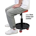 thumbnail image 4 of Big Red ATRHL6201R Torin Heavy Duty Rolling Pneumatic Creeper Garage/Shop Seat: Padded Adjustable Mechanic Stool with Tool Tray Storage, Red, 4 of 8