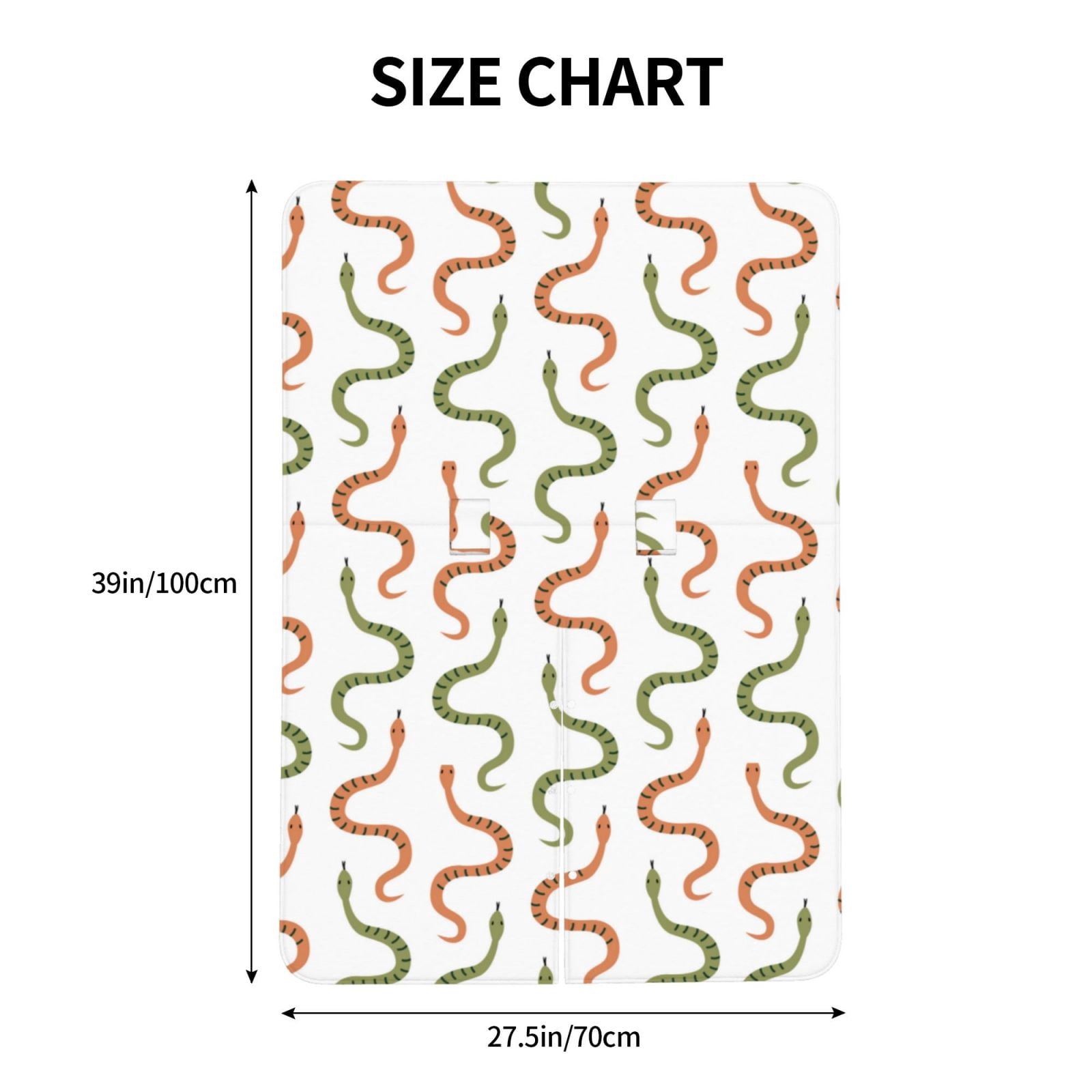 Naloa Hand Drawn Snake Baby Car Seat Cover, Breathable Baby Carrier Cover, Multiuse Baby Carrier Cover & Nursing Breastfeeding Cover