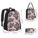 thumbnail image 2 of Disketp Black Snake Mochila Estampada de Gran Capacidad con Lonchera y Estuche, Set de 3 Piezas para Estudiantes, 2 of 7