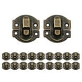 thumbnail image 2 of Bgsha 20PCS Antique Hasp Lock Clasp For Jewelry Box Suitcase Hasp Wooden Box Latch, 2 of 7